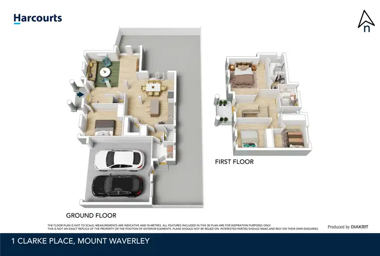 Floorplan of Homely house listing, 1 Clarke Place, Mount Waverley VIC 3149