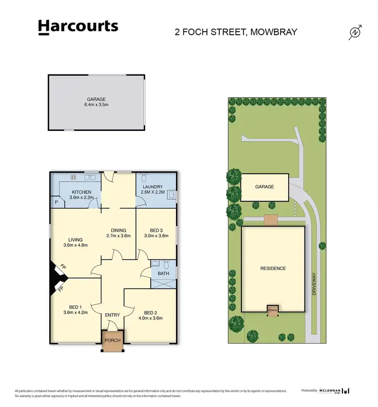 Floorplan of Homely house listing, 2 Foch Street, Mowbray TAS 7248
