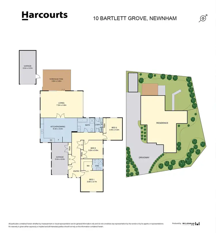 Floorplan of Homely house listing, 10 Bartlett Grove, Newnham TAS 7248
