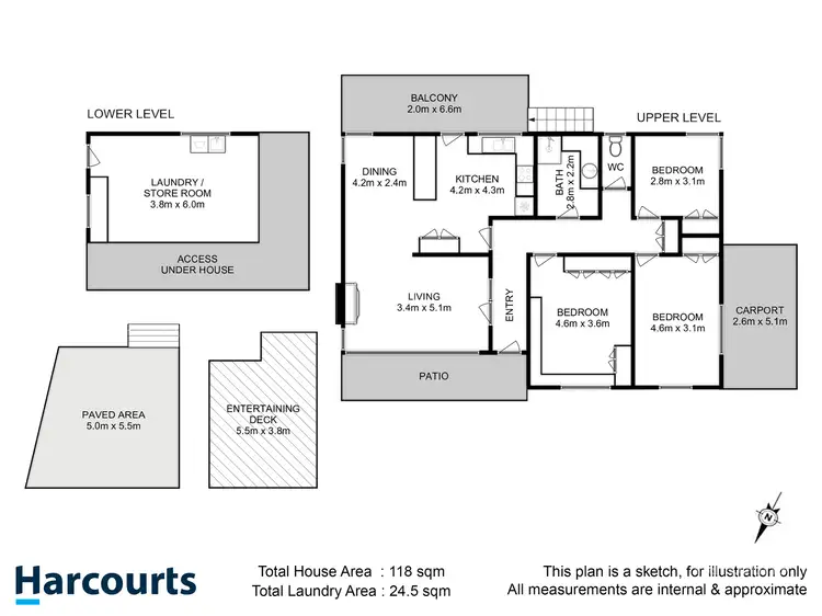 Floorplan of Homely house listing, 12A Summerhill Road, West Hobart TAS 7000