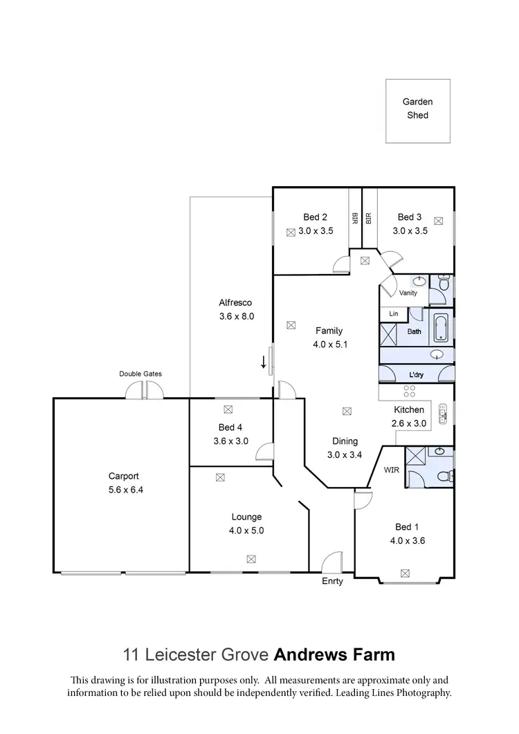 Floorplan of Homely house listing, 11 Leicester Grove, Andrews Farm SA 5114