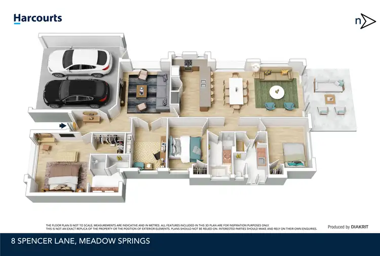 Floorplan of Homely house listing, 8 Spencer Lane, Meadow Springs WA 6210