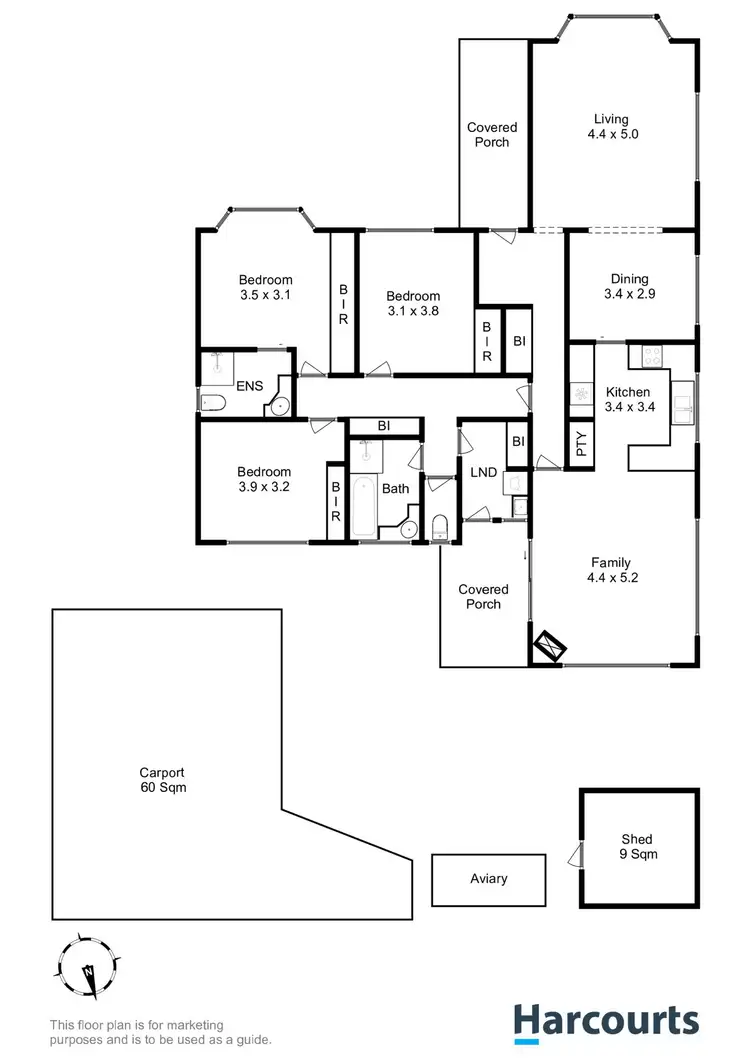 Floorplan of Homely house listing, 11 Ravensbourne Place, Old Beach TAS 7017