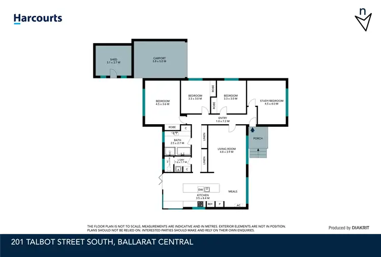 Floorplan of Homely house listing, 201 Talbot Street South, Ballarat Central VIC 3350