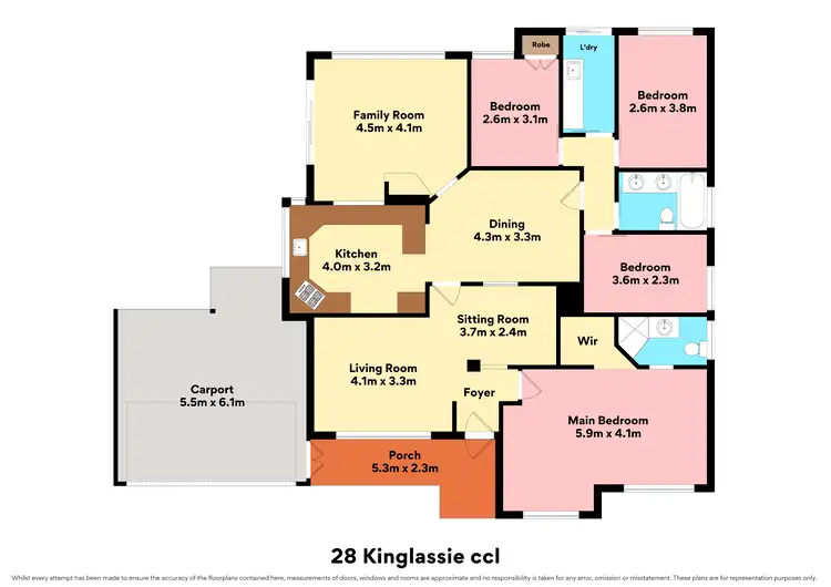 Floorplan of Homely house listing, 28 Kinglassie Circle, Kinross WA 6028
