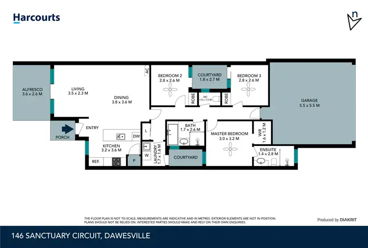 Floorplan of Homely house listing, 146 Sanctuary Circuit, Dawesville WA 6211