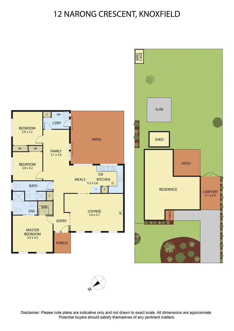 Floorplan of Homely house listing, 12 Narong Crescent, Knoxfield VIC 3180