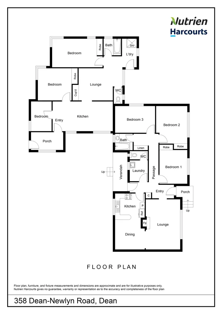 Floorplan of Homely rural property listing, 358 Dean-Newlyn Road, Dean VIC 3363