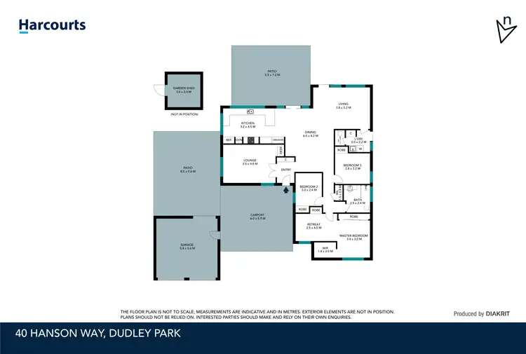 Floorplan of Homely house listing, 40 Hanson Way, Dudley Park WA 6210