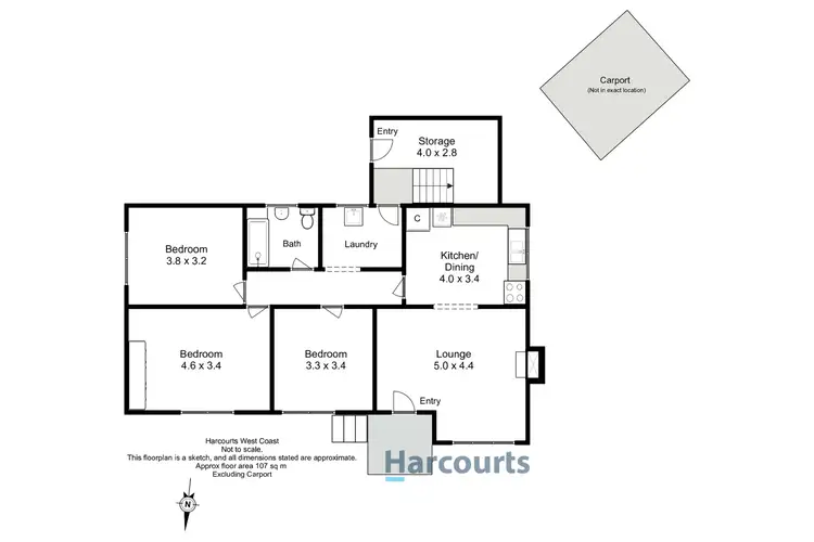 Floorplan of Homely house listing, 1 Giblin Street, Rosebery TAS 7470
