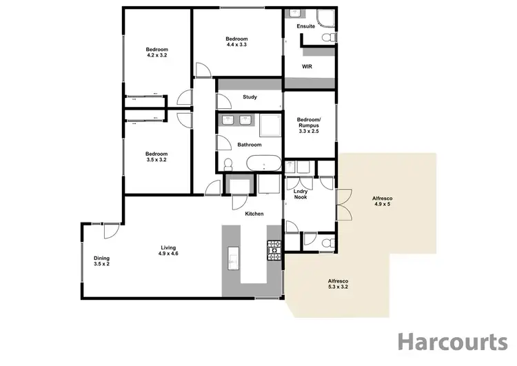 Floorplan of Homely house listing, 11 Cross Street, Newborough VIC 3825