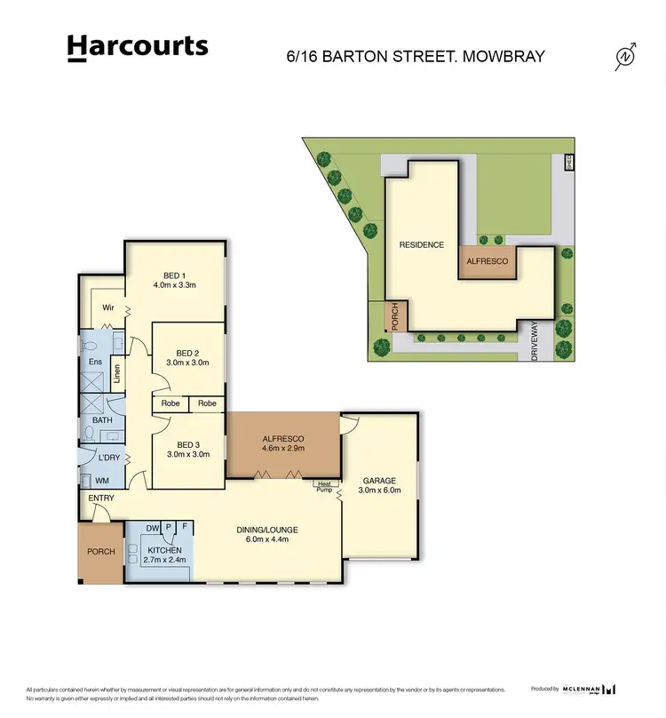 Floorplan of Homely unit listing, 6/16 Barton Street, Mowbray TAS 7248