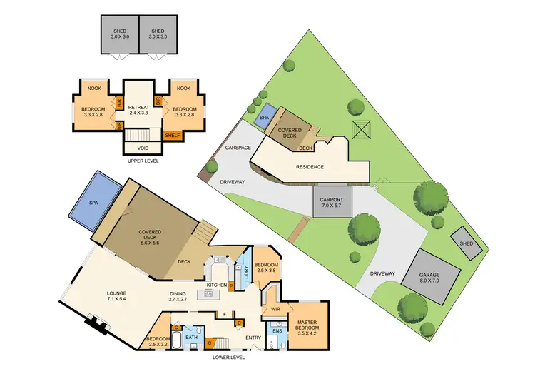 Floorplan of Homely house listing, 20-24 Croydon Way, Croydon VIC 3136