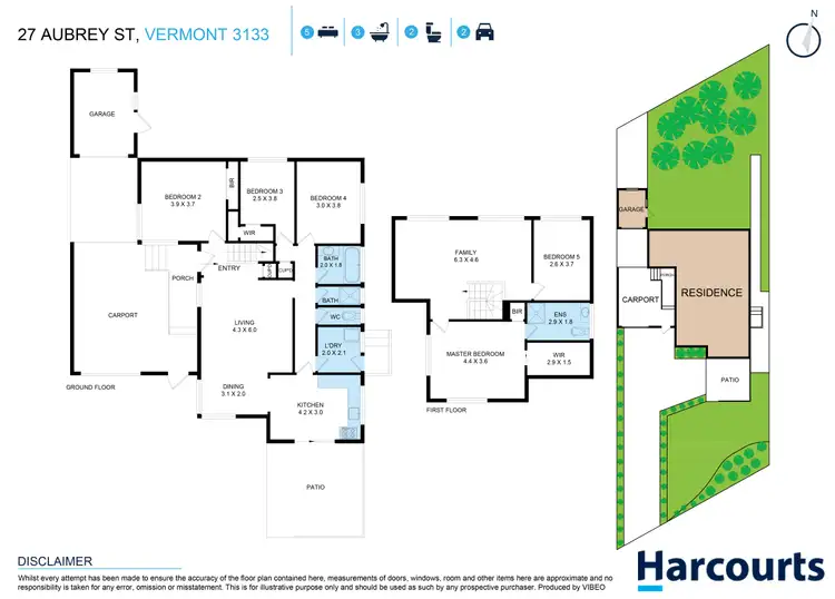 Floorplan of Homely house listing, 27 Aubrey Street, Vermont VIC 3133