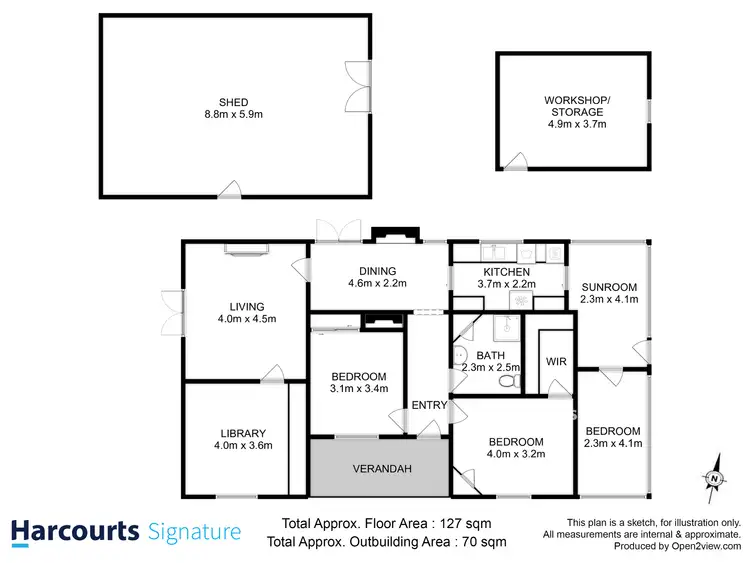 Floorplan of Homely house listing, 1 Maria Street, Triabunna TAS 7190