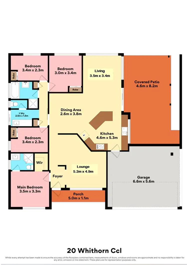 Floorplan of Homely house listing, 20 Whithorn Circle, Kinross WA 6028
