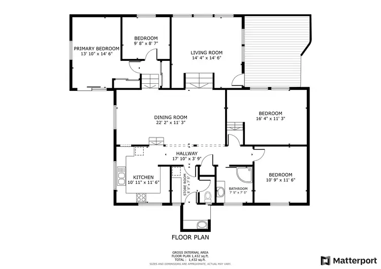 Floorplan of Homely house listing, 45 Lawry Heights, St Helens TAS 7216