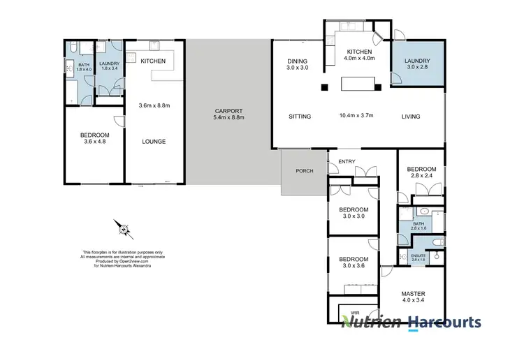 Floorplan of Homely house listing, 35 Rose Street, Alexandra VIC 3714