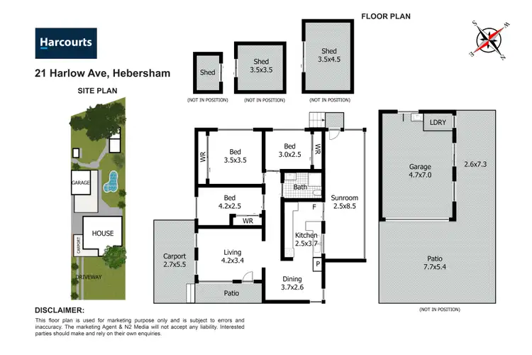 Floorplan of Homely house listing, 21 Harlow Avenue, Hebersham NSW 2770