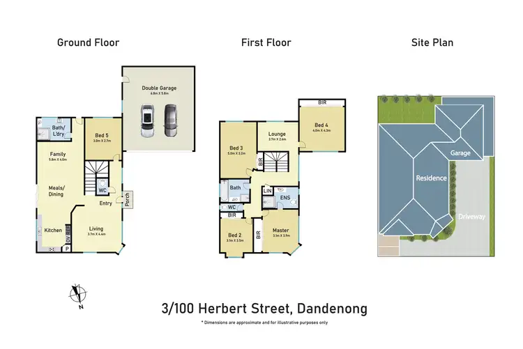 Floorplan of Homely townhouse listing, 3/100 Herbert Street, Dandenong VIC 3175