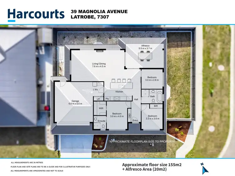 Floorplan of Homely house listing, 39 Magnolia Avenue, Latrobe TAS 7307
