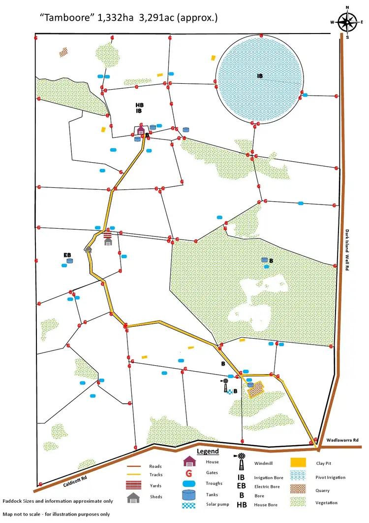 Floorplan of Homely rural property listing, 1467 Dark Island Well Road, Keith SA 5267