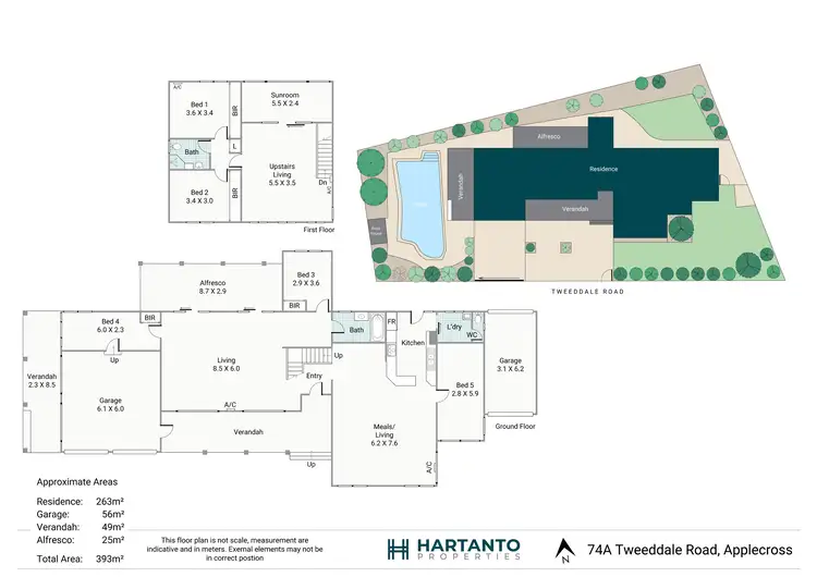 Floorplan of Homely house listing, 74A Tweeddale Road, Applecross WA 6153