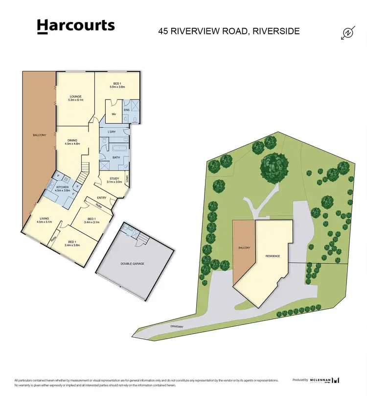 Floorplan of Homely house listing, 45 Riverview Road, Riverside TAS 7250