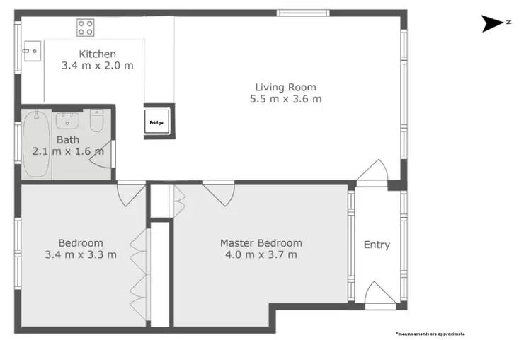 Floorplan of Homely unit listing, 12/38 Victoria Parade, Devonport TAS 7310