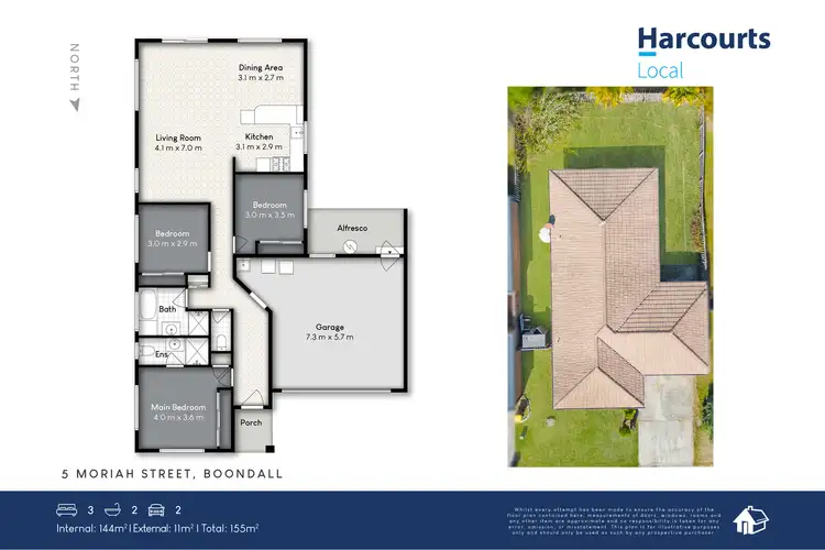 Floorplan of Homely house listing, 5 Moriah Street, Boondall QLD 4034