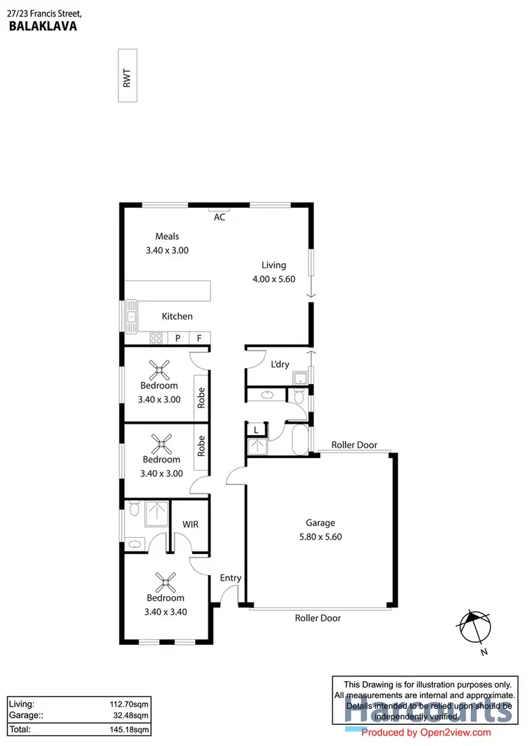 Floorplan of Homely house listing, 26/23 Francis Street, Balaklava SA 5461