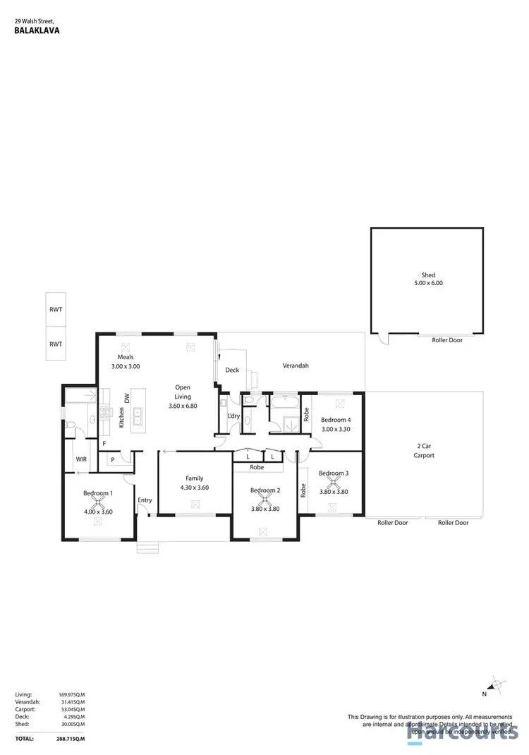 Floorplan of Homely house listing, 29 Walsh Street, Balaklava SA 5461