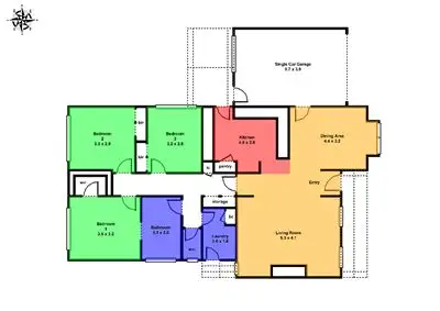 Floorplan of Homely house listing, 315 Simpson Street, Buninyong VIC