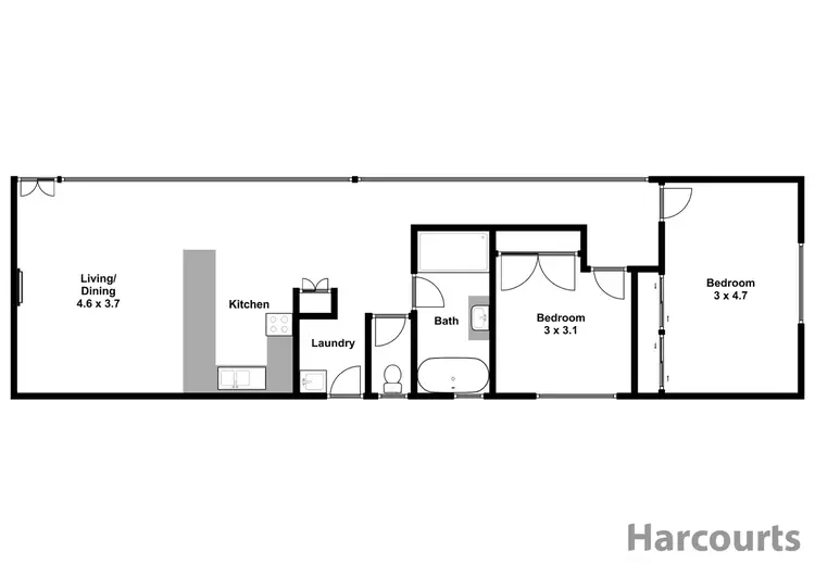 Floorplan of Homely house listing, 78 Monash Road, Newborough VIC 3825