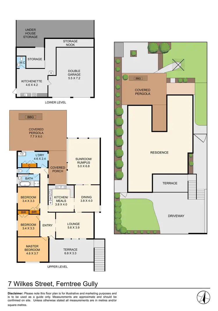 Floorplan of Homely house listing, 7 Wilkes Street, Ferntree Gully VIC 3156