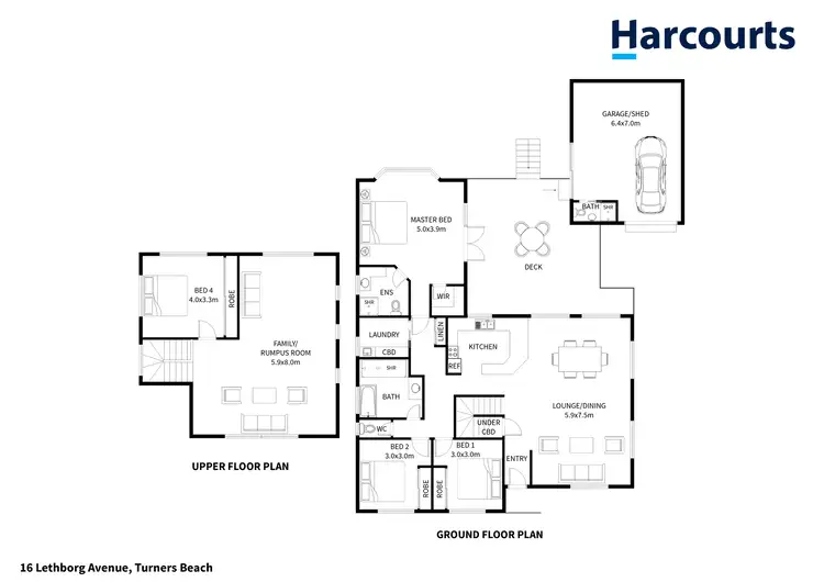 Floorplan of Homely house listing, 16 Lethborg Avenue, Turners Beach TAS 7315