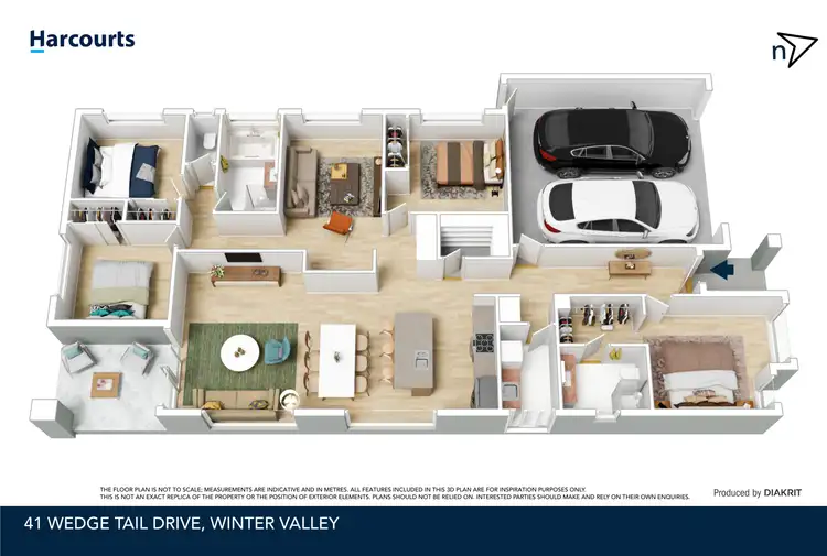 Floorplan of Homely house listing, 41 Wedge Tail Drive, Winter Valley VIC 3358