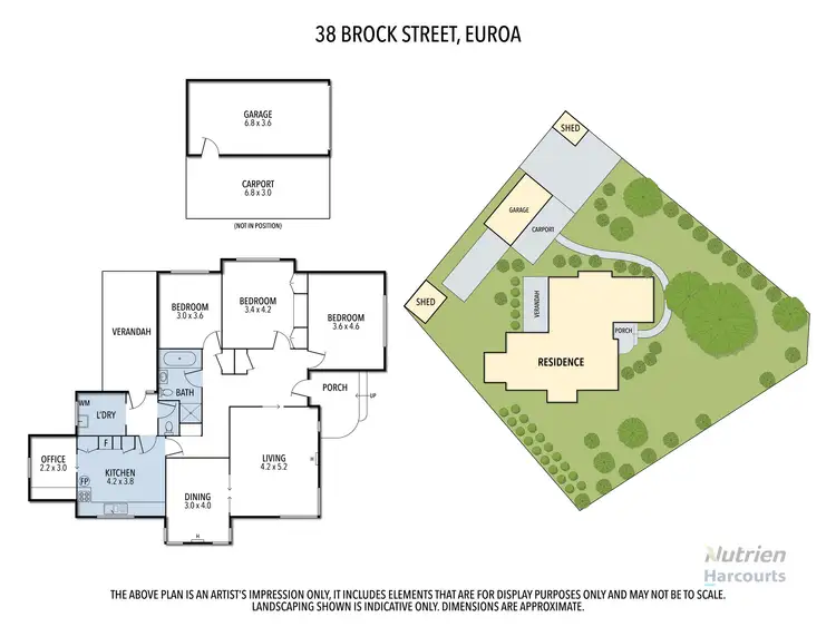 Floorplan of Homely house listing, 38 Brock Street, Euroa VIC 3666