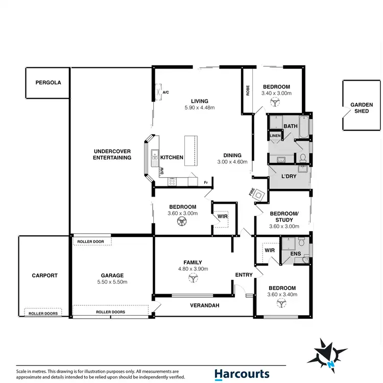 Floorplan of Homely house listing, 21 Pollard Court, Encounter Bay SA 5211