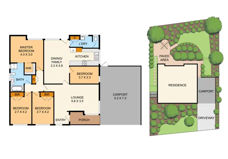 Floorplan of Homely house listing, 18 Ashton Road, Ferntree Gully VIC 3156