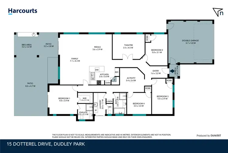 Floorplan of Homely house listing, 15 Dotterel Drive, Dudley Park WA 6210