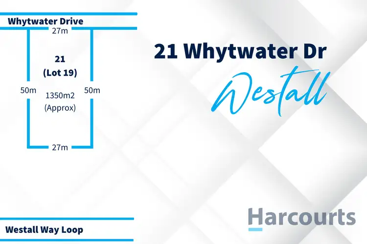 Floorplan of Homely land listing, 21 Whytwater Drive, Westall SA 5680