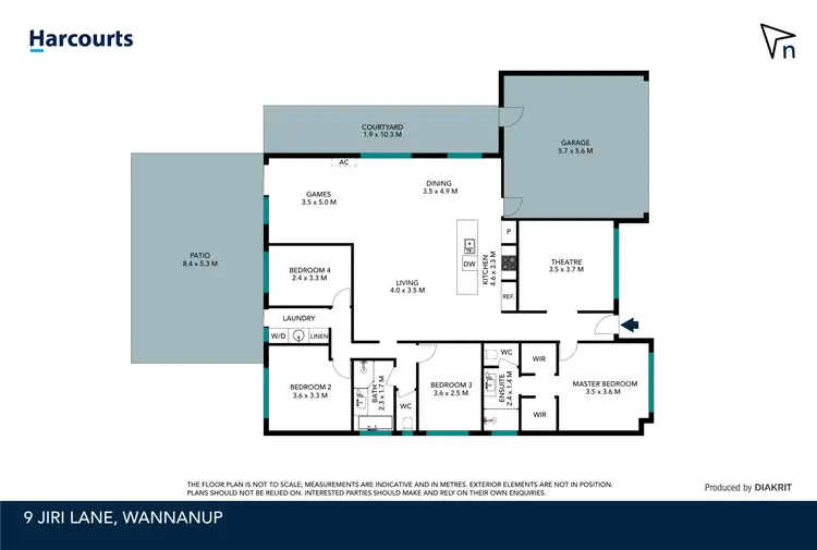 Floorplan of Homely house listing, 9 Jiri Lane, Wannanup WA 6210