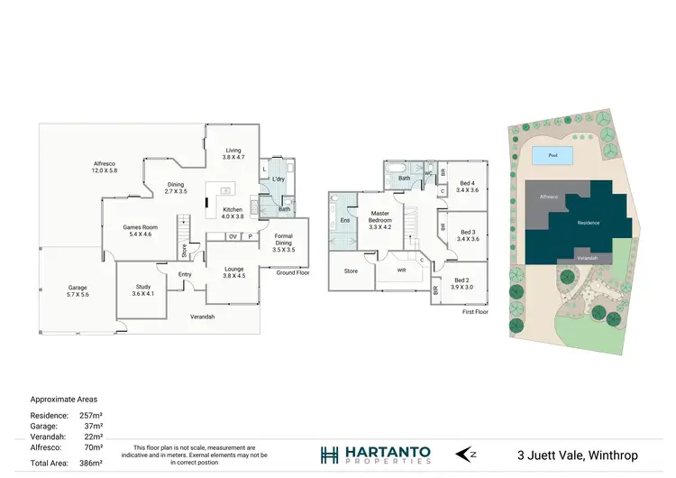 Floorplan of Homely house listing, 3 Juett Vale, Winthrop WA 6150