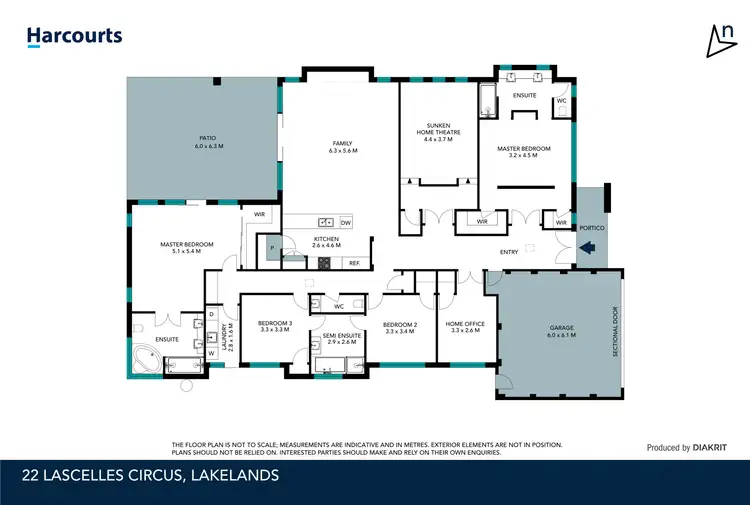 Floorplan of Homely house listing, 22 Lascelles Circus, Lakelands WA 6180