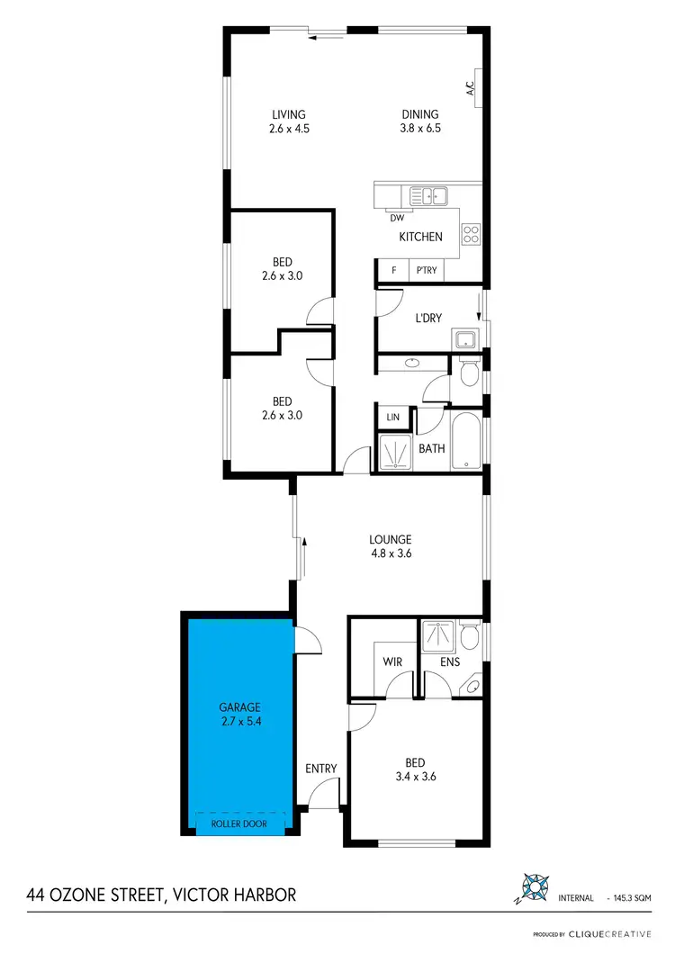 Floorplan of Homely house listing, 44 Ozone Street, Victor Harbor SA 5211