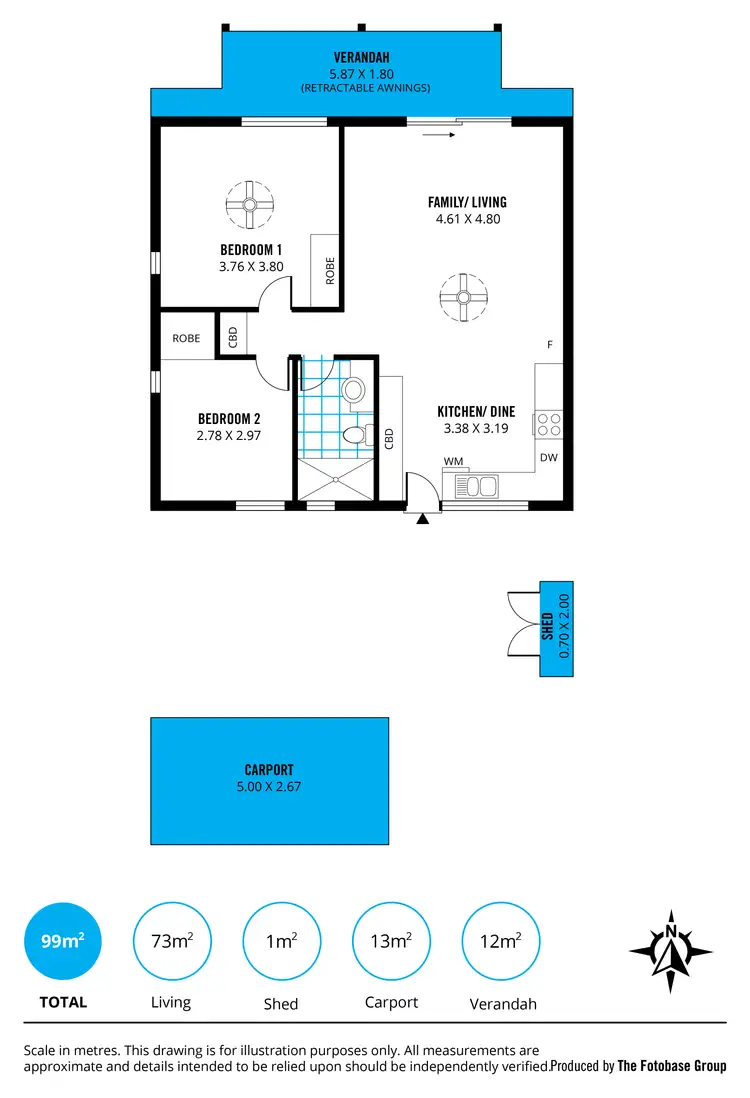 Floorplan of Homely house listing, 16 Seaberry Walk, Aldinga SA 5173