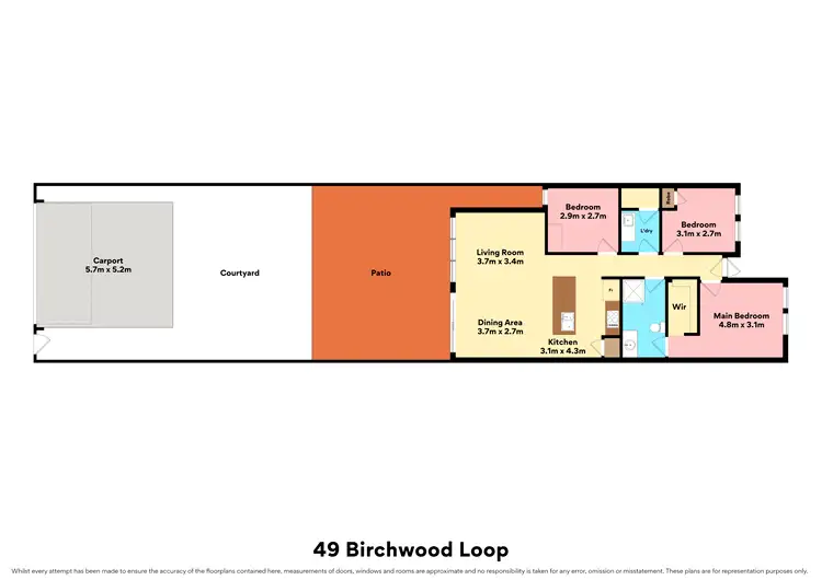 Floorplan of Homely house listing, 49 Birchwood Loop, Butler WA 6036