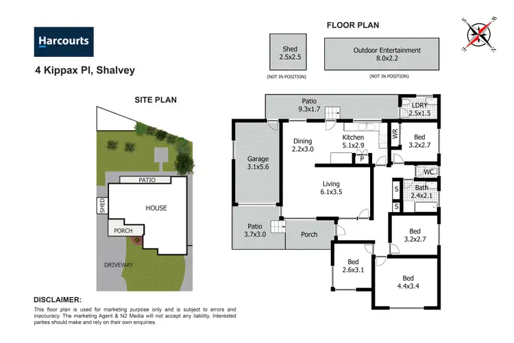 Floorplan of Homely house listing, 4 Kippax Place, Shalvey NSW 2770