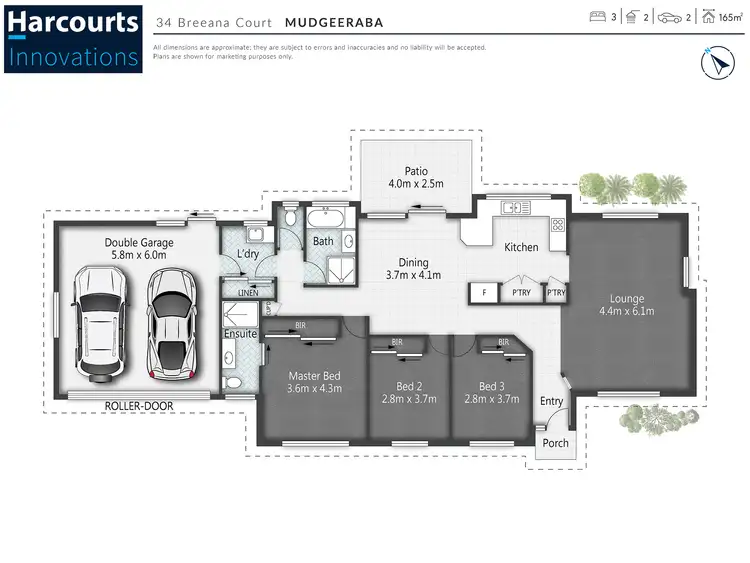 Floorplan of Homely house listing, 34 Breeana Court, Mudgeeraba QLD 4213